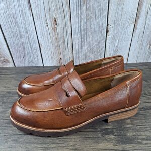 Kork-Ease Brown Leather Loafers